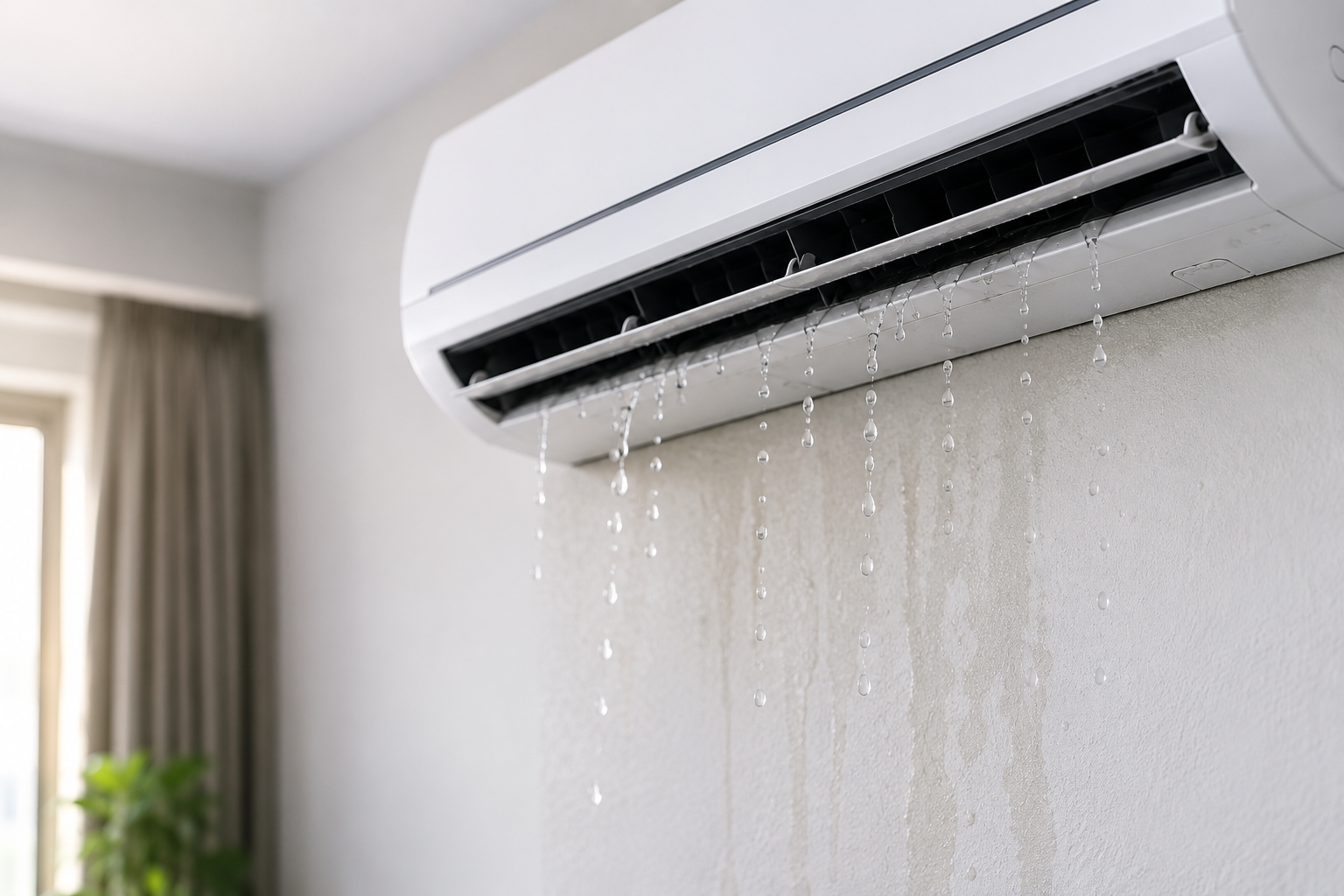 AC leaking water in Dubai causes and fixes